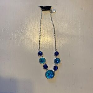 NEW faux gem adjustable necklace